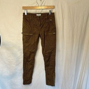 Joie Cheetah Print Skinny Jeans Size 26